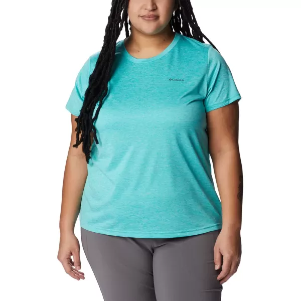 imageColumbia Womens Hike Short Sleeve CrewBright AquaHeather