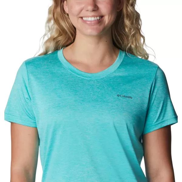 imageColumbia Womens Hike Short Sleeve CrewBright AquaHeather