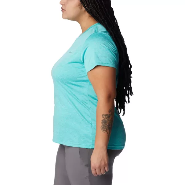 imageColumbia Womens Hike Short Sleeve CrewBright AquaHeather