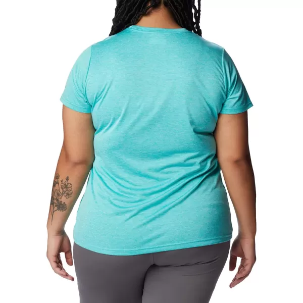 imageColumbia Womens Hike Short Sleeve CrewBright AquaHeather