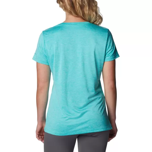 imageColumbia Womens Hike Short Sleeve CrewBright AquaHeather