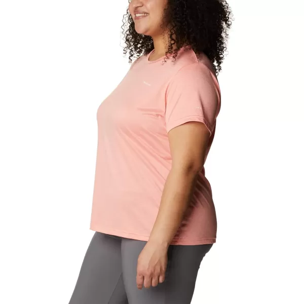 imageColumbia Womens Hike Short Sleeve CrewCoral Reef Heather