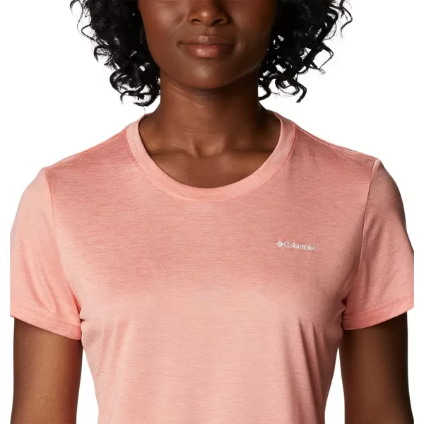 imageColumbia Womens Hike Short Sleeve CrewCoral Reef Heather