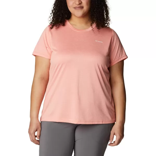 imageColumbia Womens Hike Short Sleeve CrewCoral Reef Heather