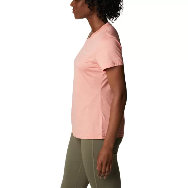 imageColumbia Womens Hike Short Sleeve CrewCoral Reef Heather