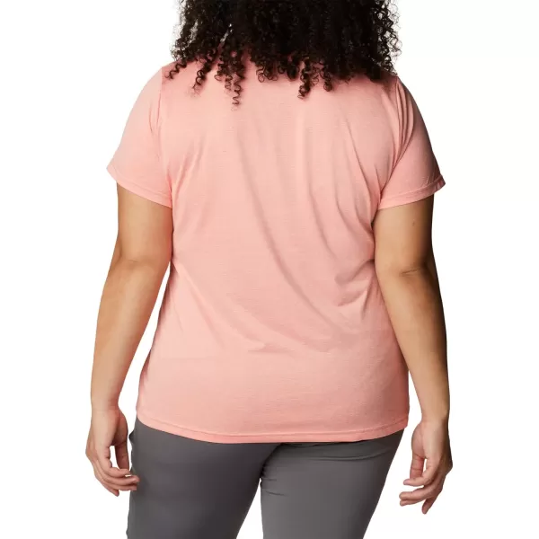 imageColumbia Womens Hike Short Sleeve CrewCoral Reef Heather