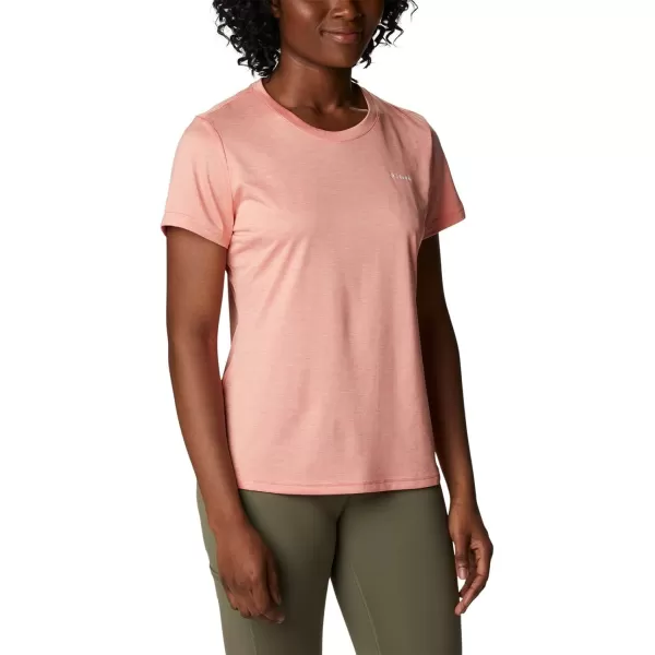imageColumbia Womens Hike Short Sleeve CrewCoral Reef Heather
