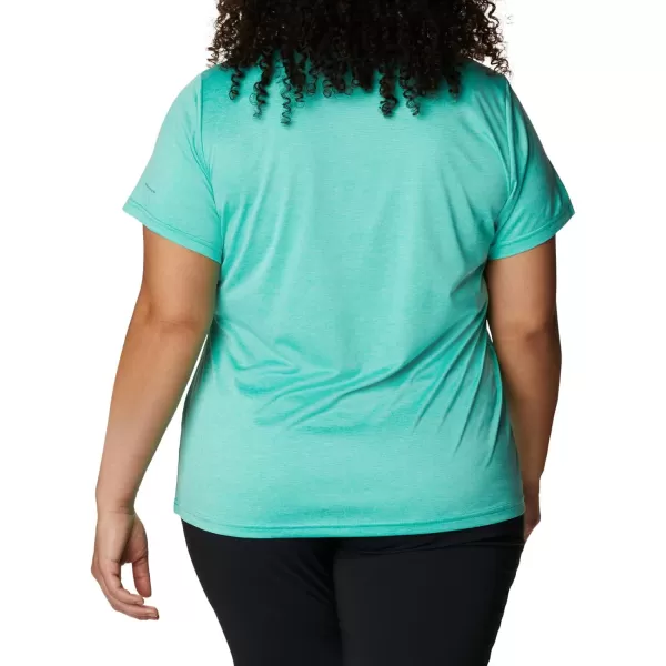 imageColumbia Womens Hike Short Sleeve CrewElectric Turquoise Heather