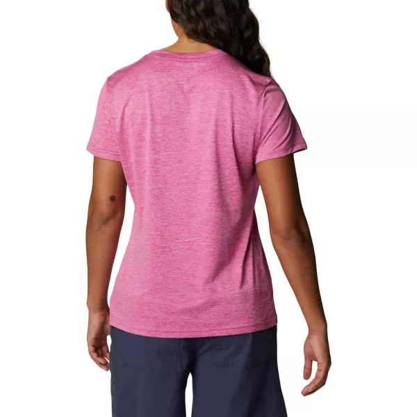 imageColumbia Womens Hike Short Sleeve CrewWild Fuchsia Heather