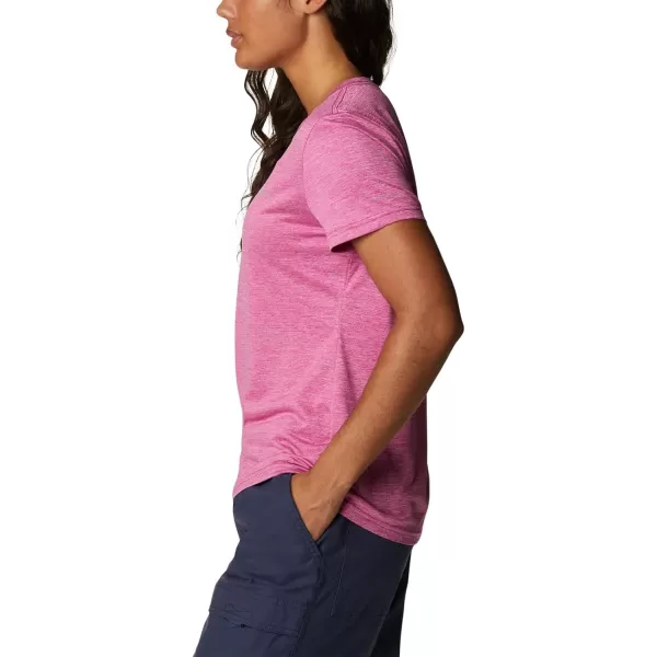 imageColumbia Womens Hike Short Sleeve CrewWild Fuchsia Heather