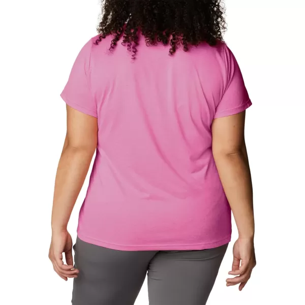 imageColumbia Womens Hike Short Sleeve CrewWild Fuchsia Heather
