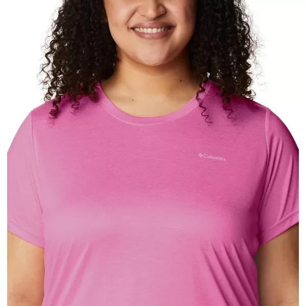imageColumbia Womens Hike Short Sleeve CrewWild Fuchsia Heather