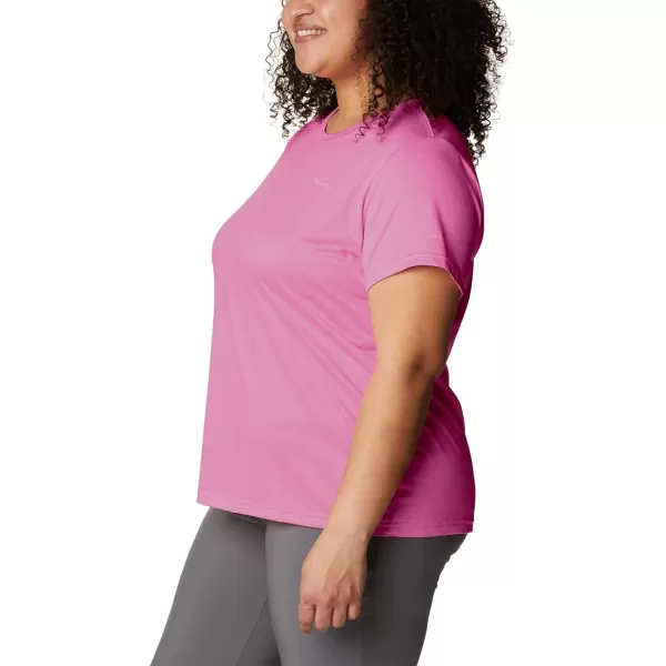imageColumbia Womens Hike Short Sleeve CrewWild Fuchsia Heather