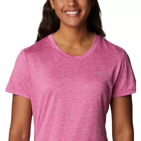 imageColumbia Womens Hike Short Sleeve CrewWild Fuchsia Heather