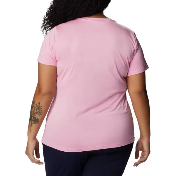 imageColumbia Womens Hike Short Sleeve CrewWild Rose Heather