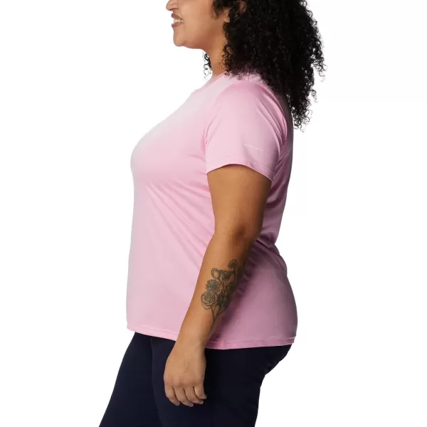 imageColumbia Womens Hike Short Sleeve CrewWild Rose Heather