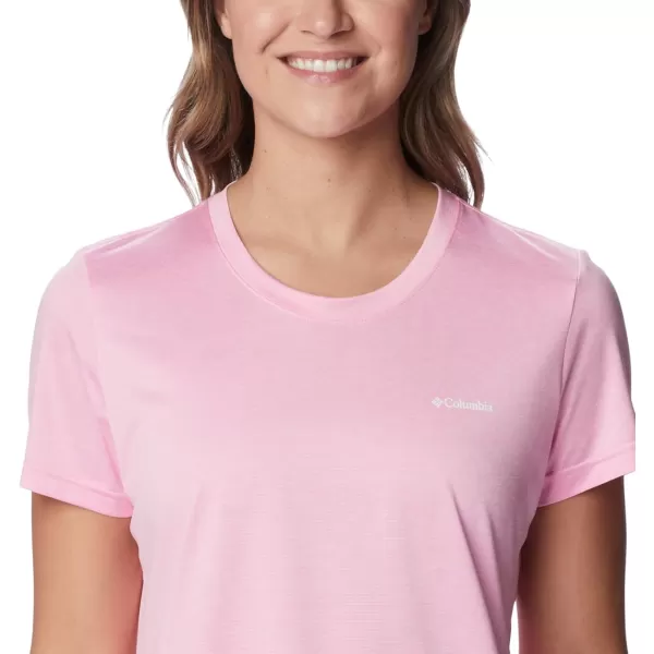 imageColumbia Womens Hike Short Sleeve CrewWild Rose Heather