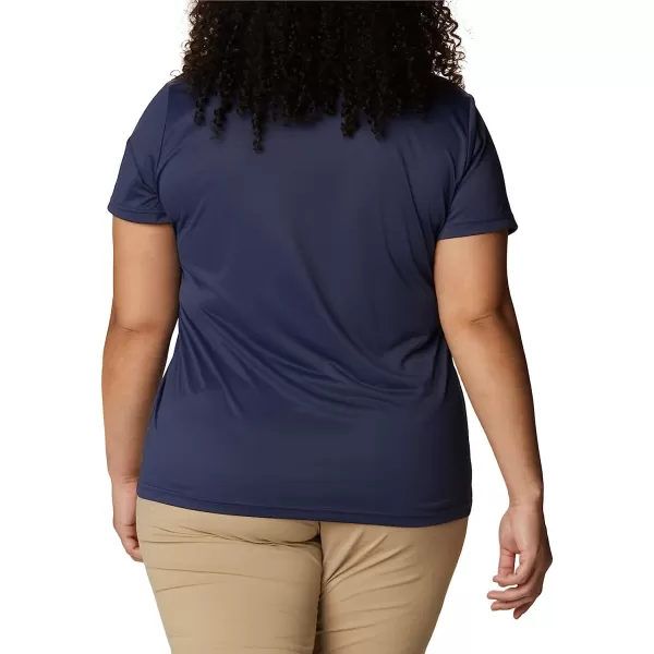 imageColumbia Womens Hike Short Sleeve V NeckNocturnal