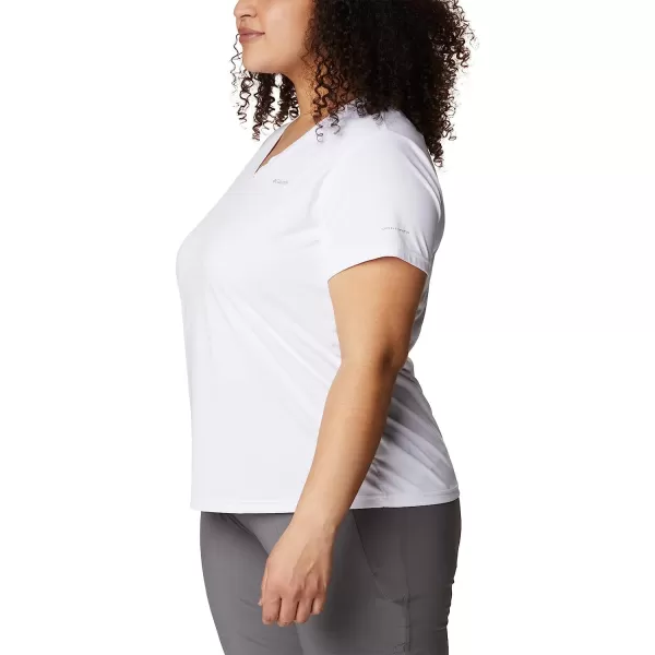 imageColumbia Womens Hike Short Sleeve V NeckWhite