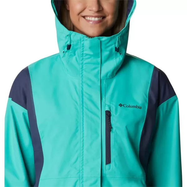 imageColumbia Womens Hikebound JacketElectric TurquoiseNocturnal