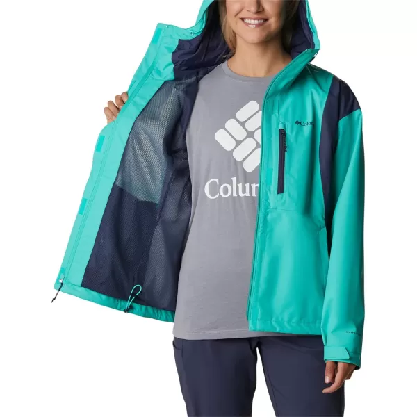 imageColumbia Womens Hikebound JacketElectric TurquoiseNocturnal
