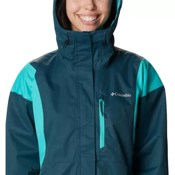 imageColumbia Womens Hikebound JacketNight Wave  Bright Aqua