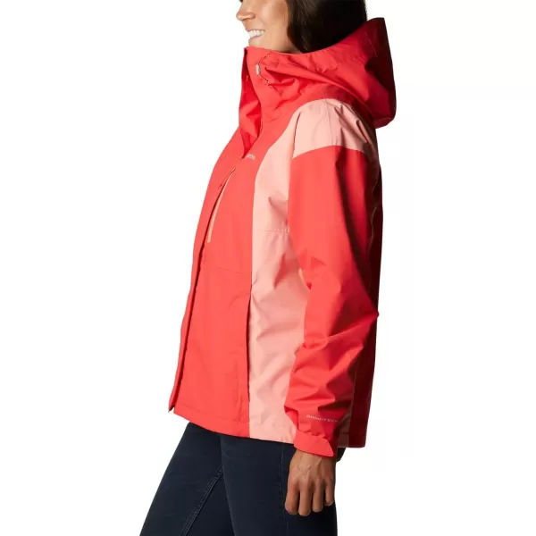 imageColumbia Womens Hikebound JacketRed HibiscusCoral Reef
