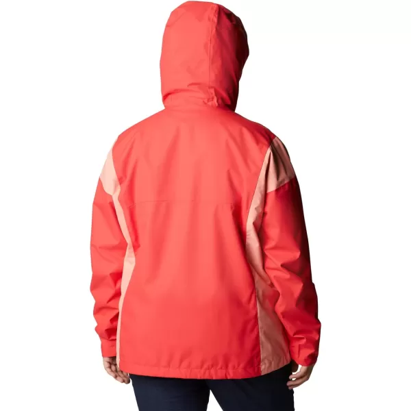 imageColumbia Womens Hikebound JacketRed HibiscusCoral Reef