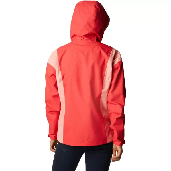 imageColumbia Womens Hikebound JacketRed HibiscusCoral Reef