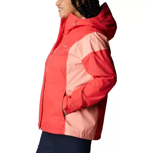 imageColumbia Womens Hikebound JacketRed HibiscusCoral Reef