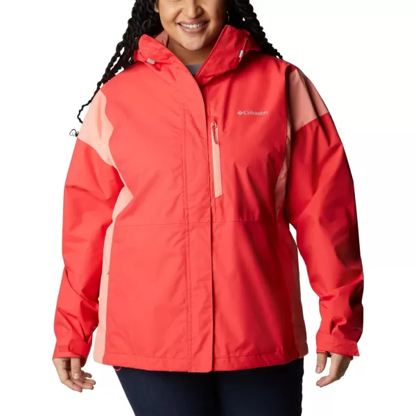 imageColumbia Womens Hikebound JacketRed HibiscusCoral Reef