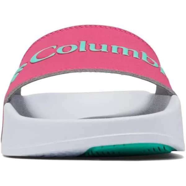 imageColumbia Womens Hood River Slide Sport SandalHaute PinkElectric Turquoise