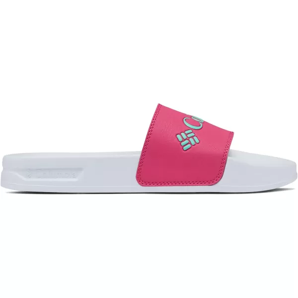 imageColumbia Womens Hood River Slide Sport SandalHaute PinkElectric Turquoise