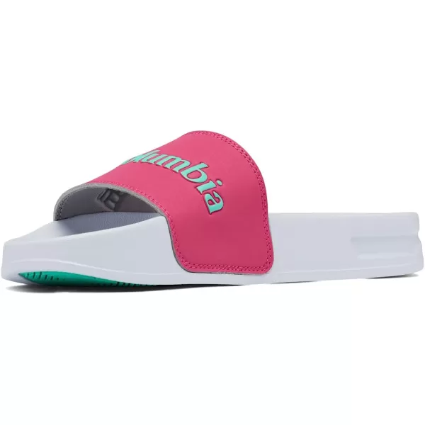 imageColumbia Womens Hood River Slide Sport SandalHaute PinkElectric Turquoise