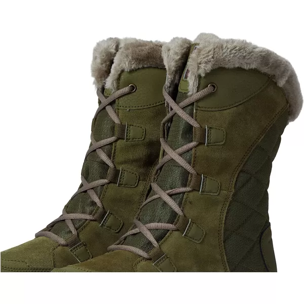imageColumbia Womens Ice Maiden II Snow BootNew Olive Red Onion