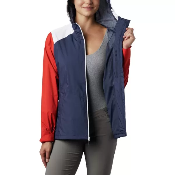 imageColumbia Womens Inner Limits Ii JacketNocturnalBold OrangeWhite