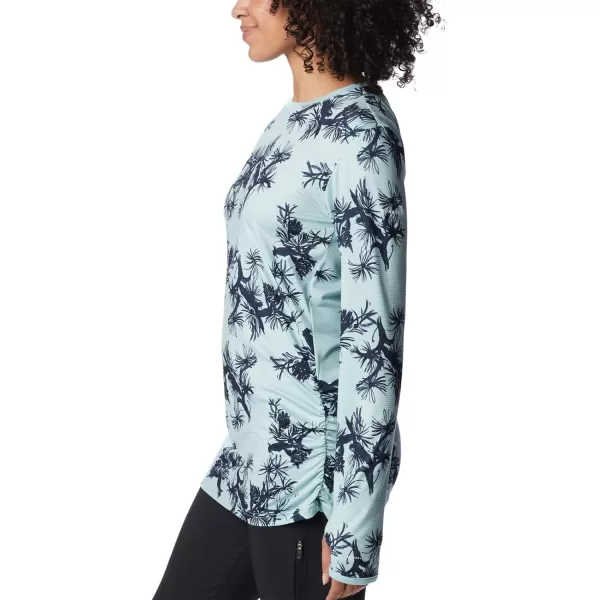 imageColumbia Womens Leslie Falls Long SleeveAqua Haze Pinecones
