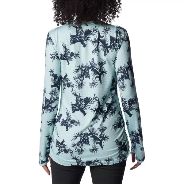 imageColumbia Womens Leslie Falls Long SleeveAqua Haze Pinecones