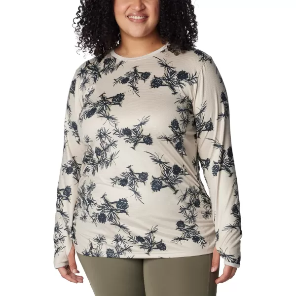 imageColumbia Womens Leslie Falls Long SleeveDark Stone Pinecones