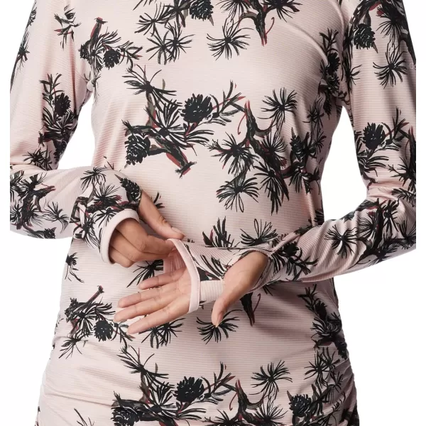 imageColumbia Womens Leslie Falls Long SleeveDusty Pink Pinecones
