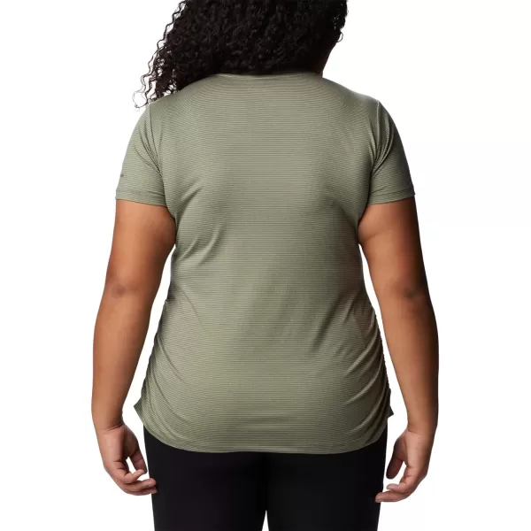imageColumbia Womens Leslie Falls Short SleeveStone Green