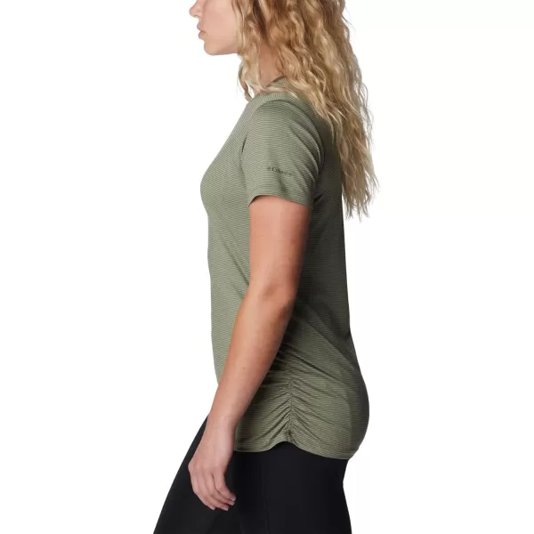 imageColumbia Womens Leslie Falls Short SleeveStone Green