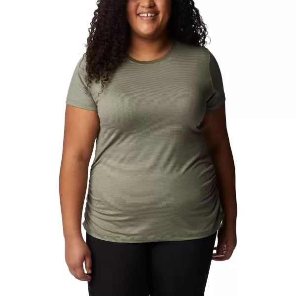 imageColumbia Womens Leslie Falls Short SleeveStone Green