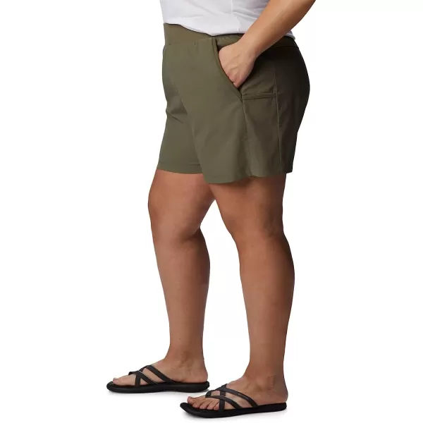 imageColumbia Womens Leslie Falls ShortStone Green