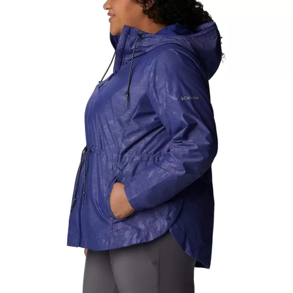 imageColumbia Womens Lillian Ridge ShellDark Sapphire Wisterian Emboss