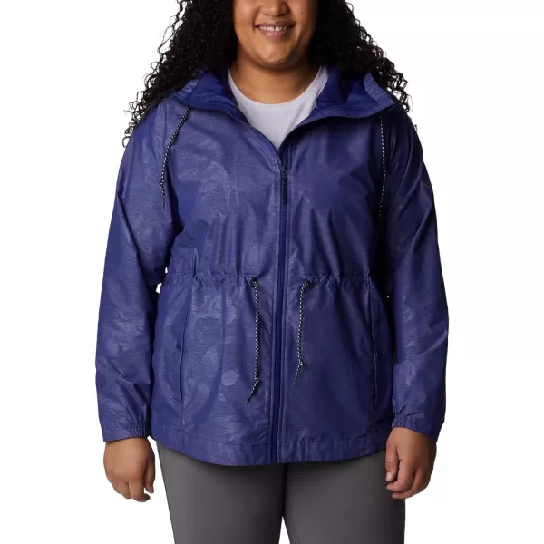 imageColumbia Womens Lillian Ridge ShellDark Sapphire Wisterian Emboss