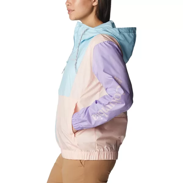 imageColumbia Womens Lily Basin JacketSpring BlueFrosted PurplePeach Blossom