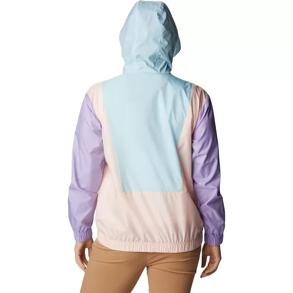 imageColumbia Womens Lily Basin JacketSpring BlueFrosted PurplePeach Blossom
