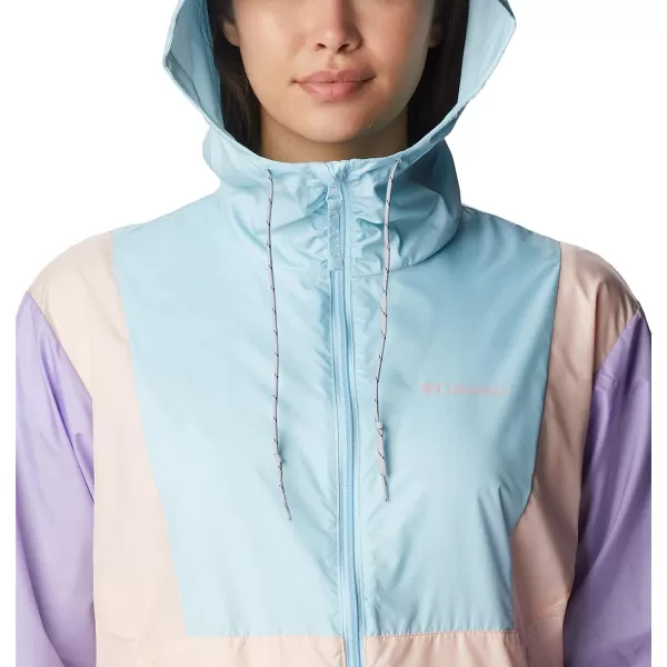 imageColumbia Womens Lily Basin JacketSpring BlueFrosted PurplePeach Blossom