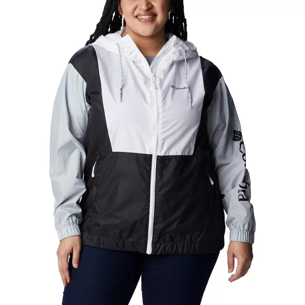 imageColumbia Womens Lily Basin JacketWhiteCirrus GreyBlack